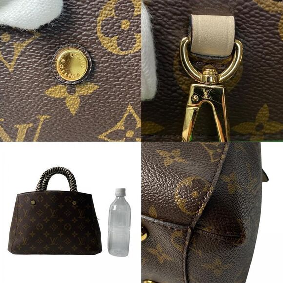 Louis Vuitton Ladies Montaigne MM Shoulder Bag Handbag Monogram M45311 Ca1200 - Picture 8 of 10